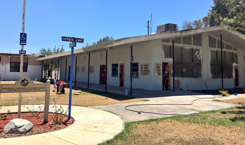 Borrego School - Renovations Begin - Borrego Sun